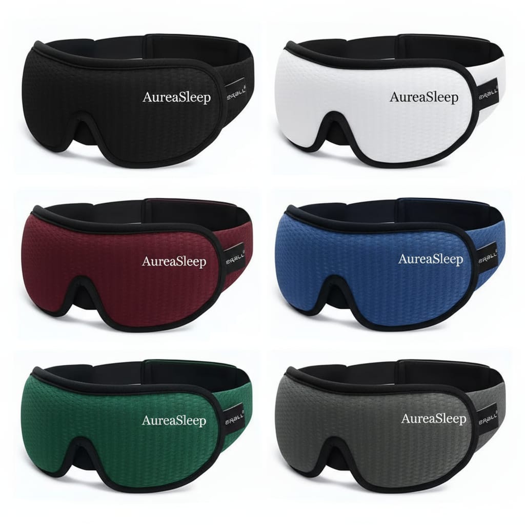 Masque de sommeil 3D AuréaSleep Ultra Confort